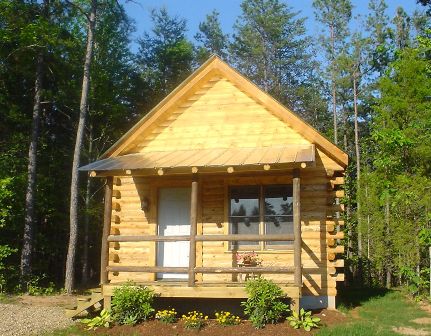 Exterior of Log cabin