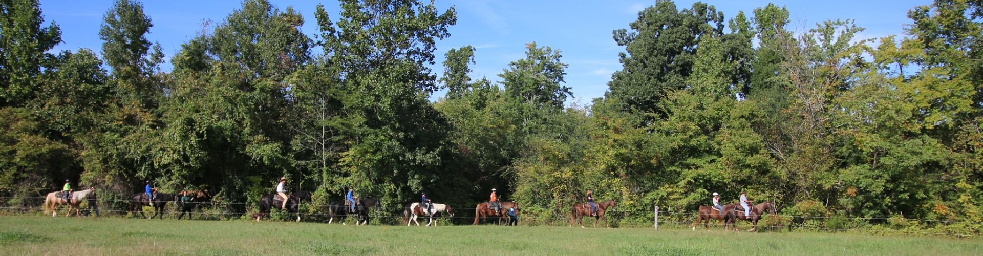 Group trail ride