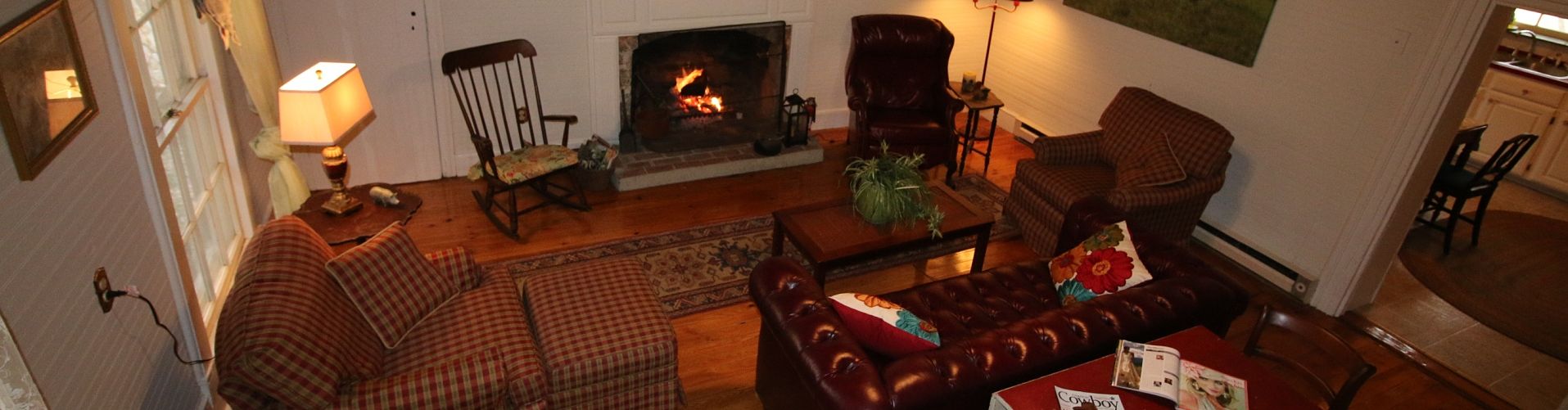 Living room in the Home Place at Shangrila Guest Ranch