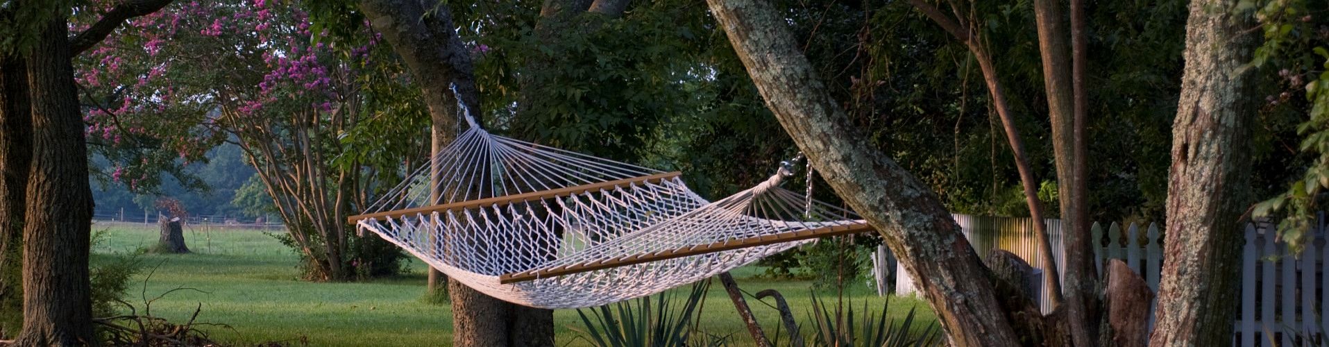 Hammock for relaxing at the ranch